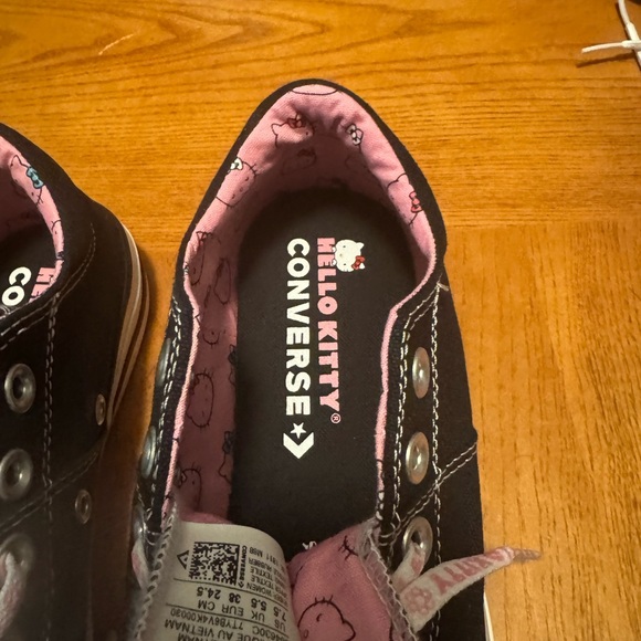 Hello Kitty special edition converse. Size 7.5. Like new worn inside once. - Picture 2 of 4